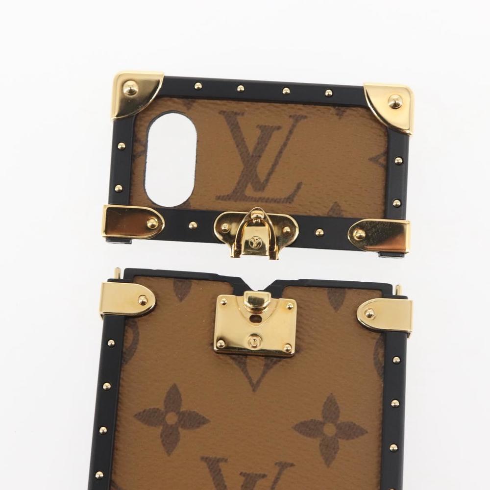 LOUIS VUITTON Reverse iPhoneX/iPhoneXS Eye Trunk iPhone Case M62619 Auth BA6432 - Picture 7 of 16